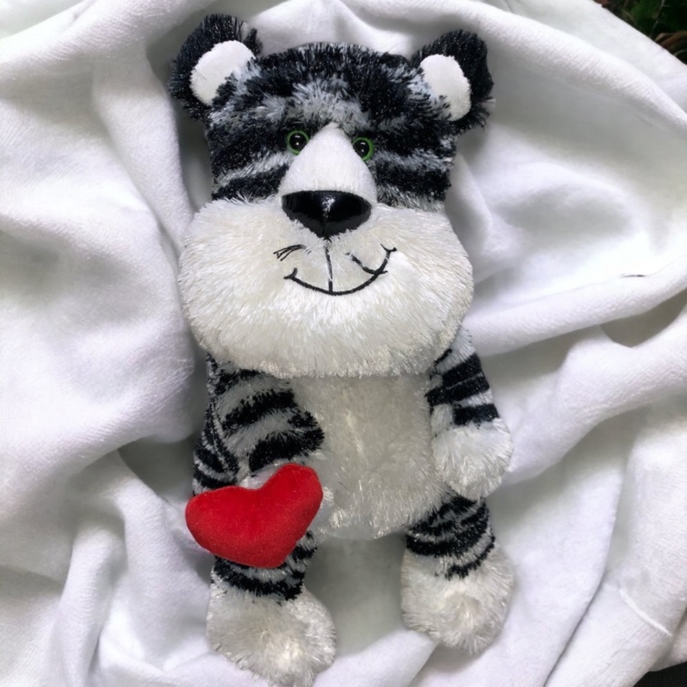 Hallmark Cat Animation Plush Leonardo the Talking Valentine 12" works